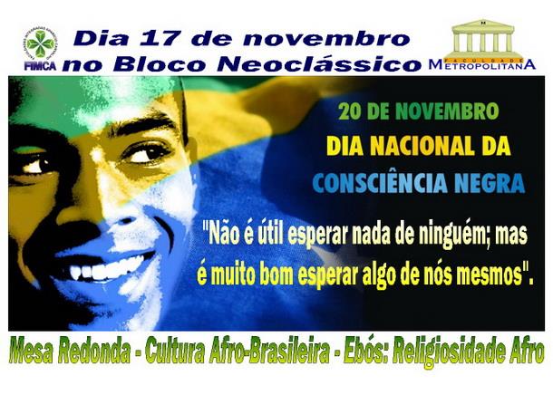 Dia Da Consci Ncia Negra Fimca Vilhena