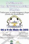 X Semana de Enfermagem da FIMCA