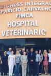 PRESIDENTE DO CFMV VISITA O HOSPITAL VETERINÁRIO DA FIMCA