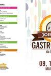 I Jornada de gastronomia será realizada de 09 a 11 de maio