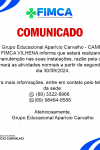 COMUNICADO IMPORTANTE – FIMCA VILHENA