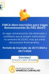 FIMCA Vilhena Disponibiliza Vagas Remanescentes do FIES 2024/2